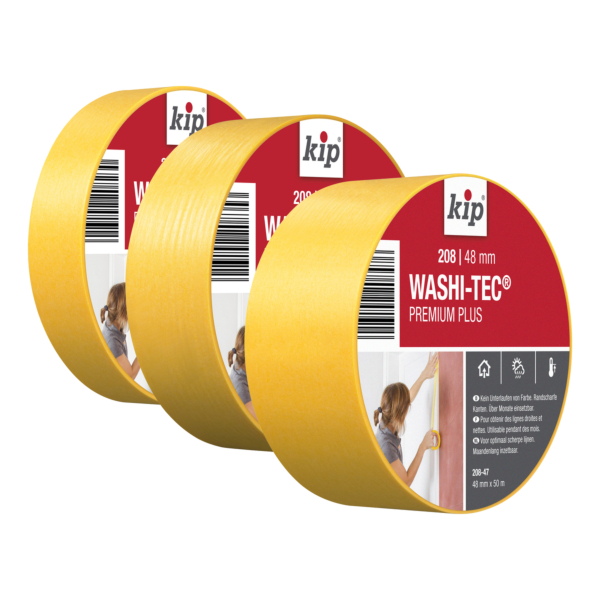 Maskeringstape 208 Washi-Tec Gul