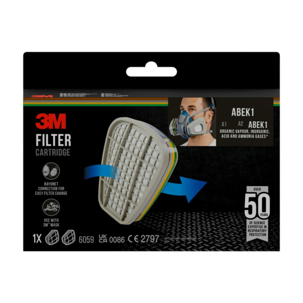 3M Filter 6059DR Abek1 1par