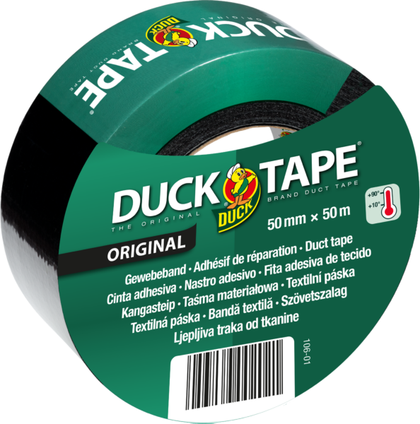 Lerretstape 50mmx50m original duck 106 sølv