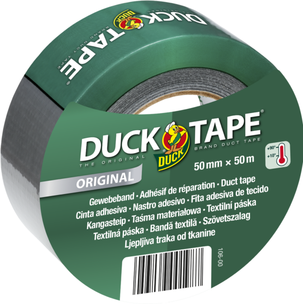 Lerretstape 50mmx50m original duck 106 sølv