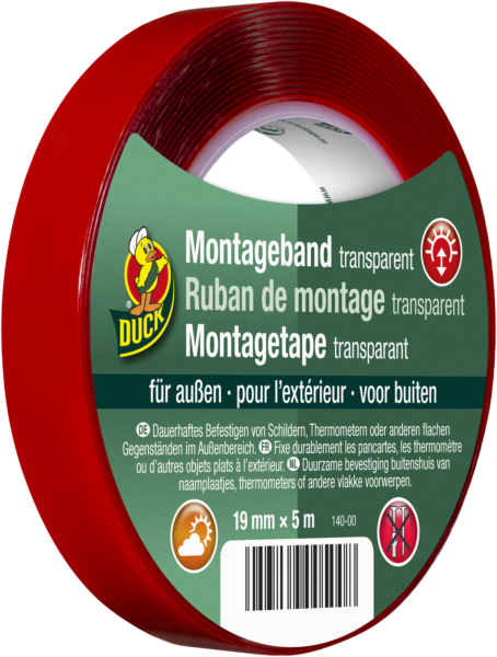 Monteringstape 19mmx5m UV 140 Duck