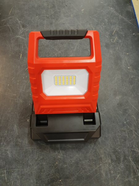 Arbeidslampe led 15w 3 trinn, oppladbar,