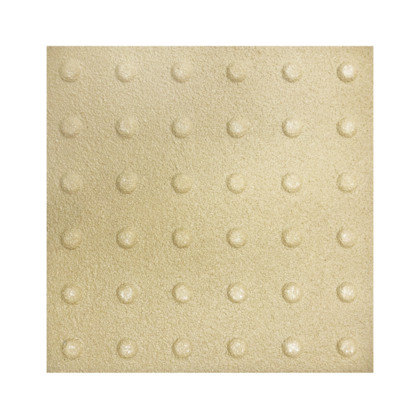 Taktil plate glassfiber kuler 40x40cm sandfarget