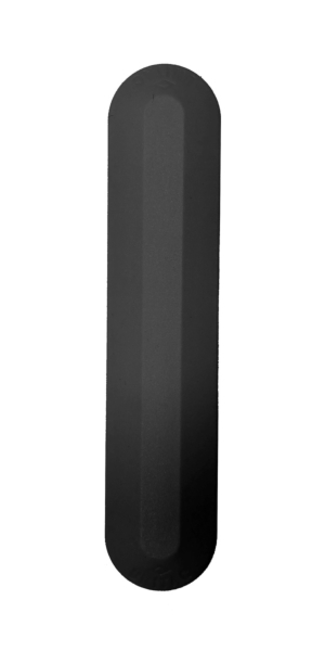 Ledelinje selvkl. plast 145 mm NCS S 8500-N mørkgrå/sort