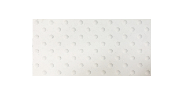 Thermo wu kule plate 60x30cm hvit ral 9016