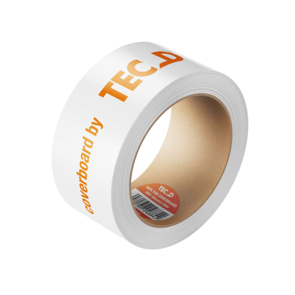 Tape for Coverboard Hvit 50mmx136m