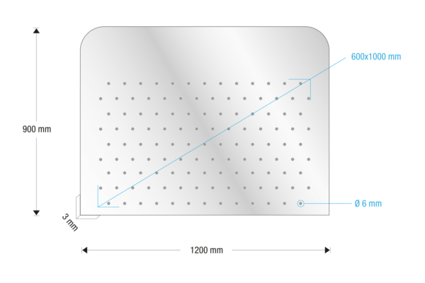 Polycarbonat mal farefelt for kuler med pigg