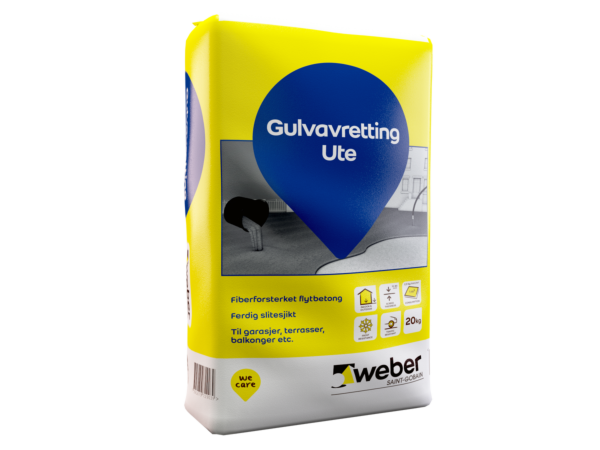 Weberfloor gulvavretting ute 20kg